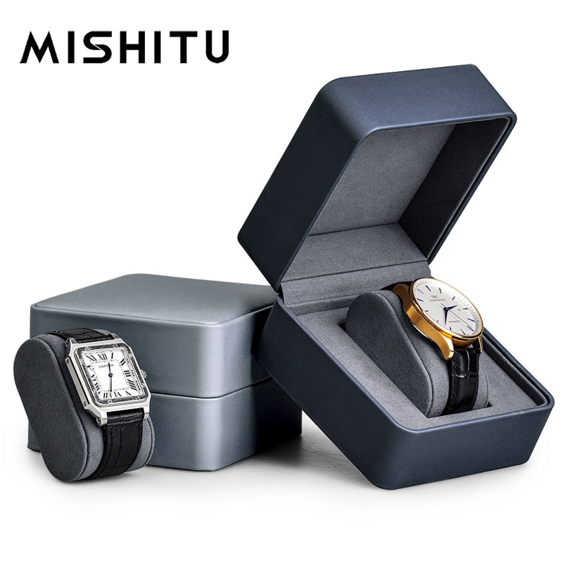 Best Jewelry Watches - MISHITU Grids Watch Box PU Leather