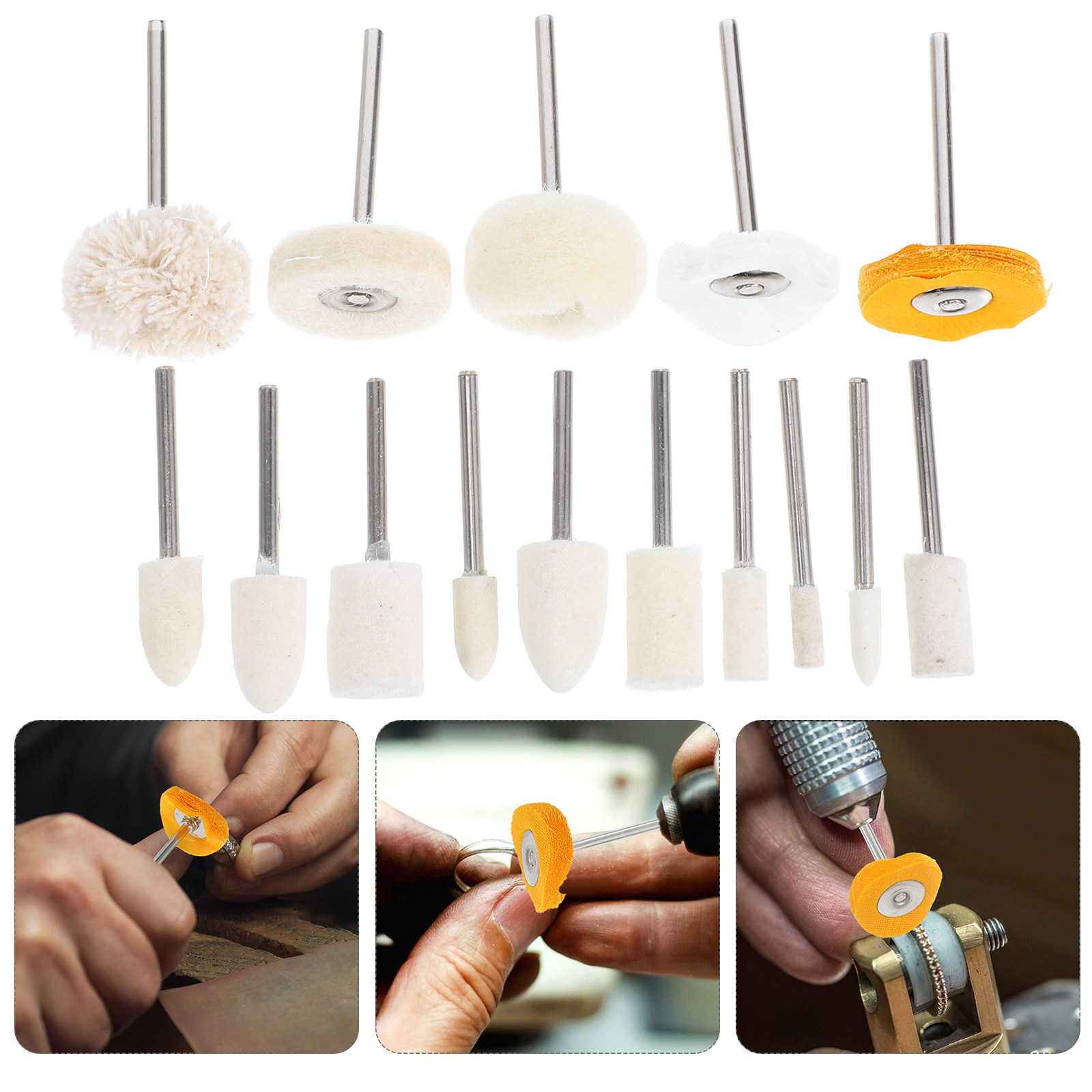 Jewelry With Watches - 50Pcs Mini T-Shaped Polishing Buffing Wheels