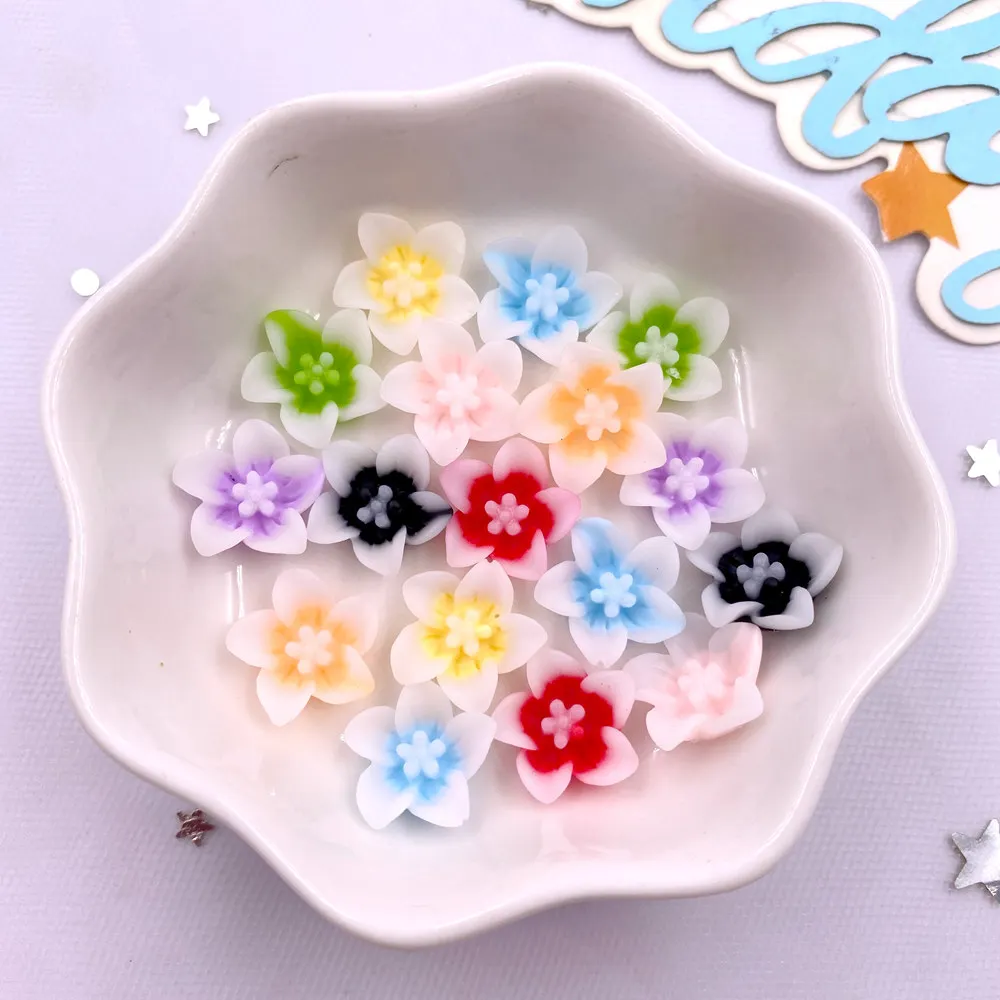 Paradise Jewelry & Watches Llc Photos - 50pcs Resin 13mm Colorful 3D Morning