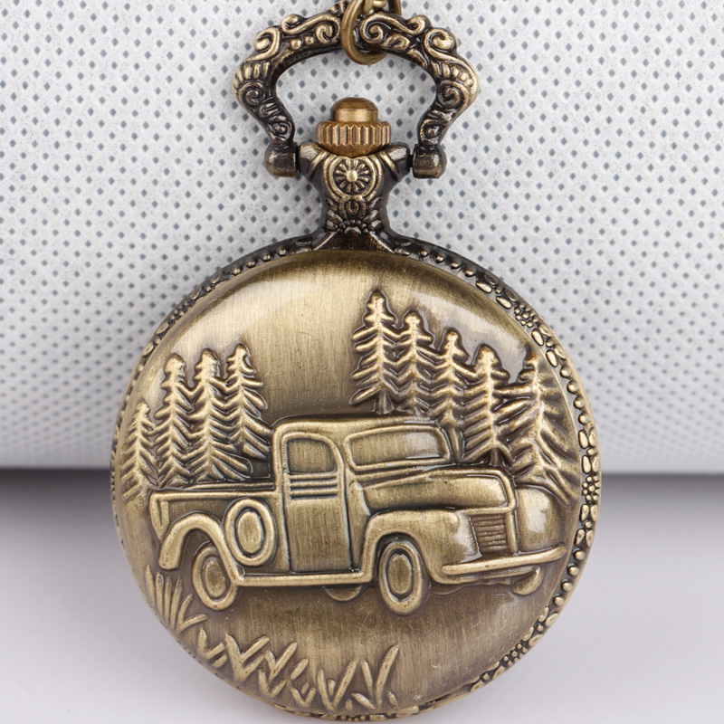 Are Watches Jewelry Or Accessories - Bronze Car Truck Quartz Pocket Watch