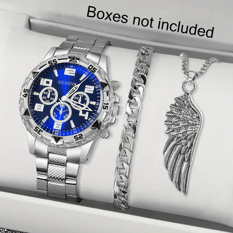 Moments Watches & Jewelry Vaughan Mills - Classic Minimalist Men's Watch Decoration Set,Dial