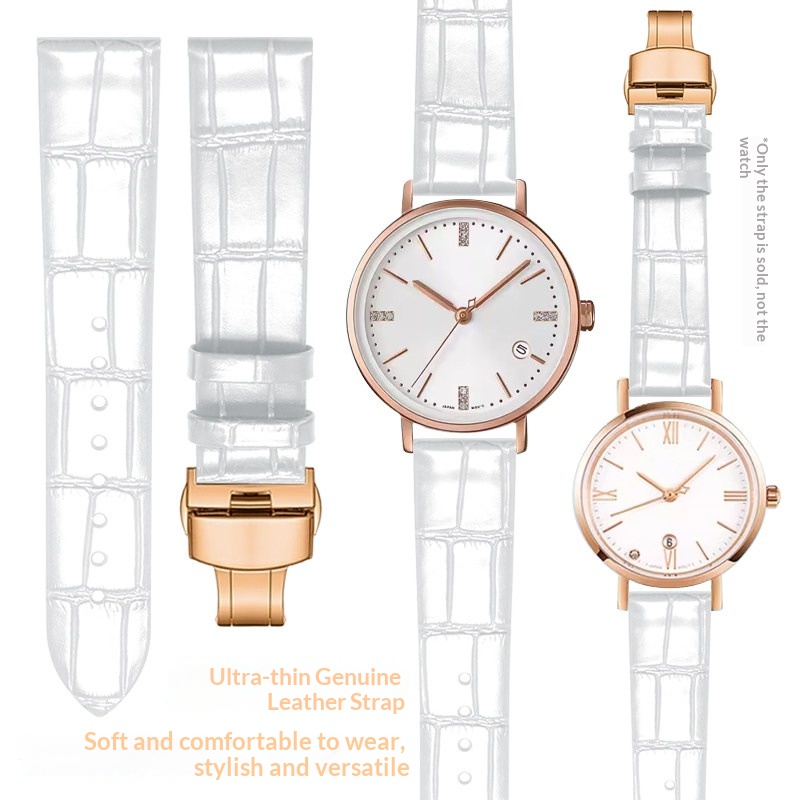 Daniel Wellington Watches & Jewelry Online Store - 12-22mm Ultra-Thin Crocodile Grain Cowhide Watch