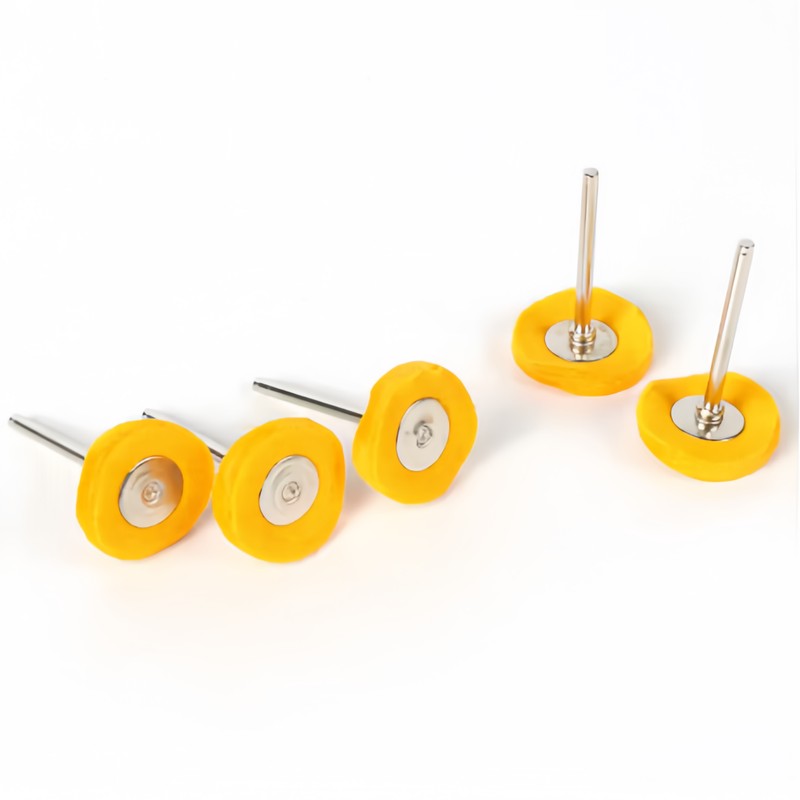 Jewelry With Watches - 26Pcs 3mm Yellow Polishing Cloth Wheel,