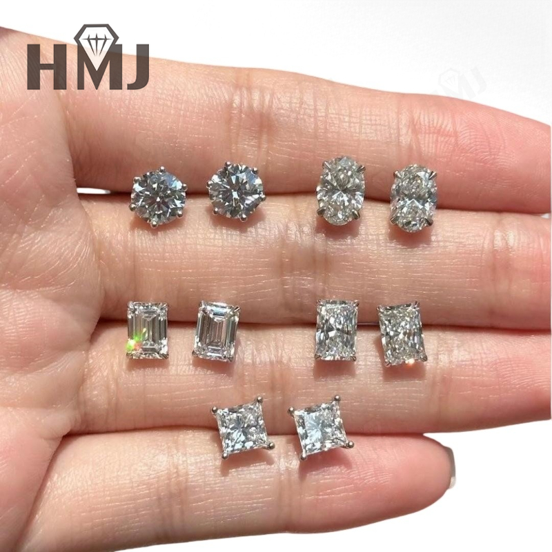 Diamond Stud Earrings - Wholesale Ear Stud Earring Moissanite Diamond