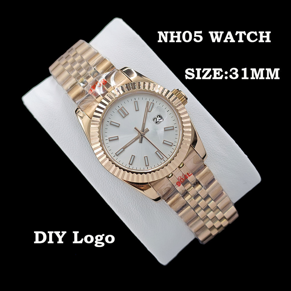 Rose Gold Bracelet - New 31mm NH05 Watch Ladies' Automatic