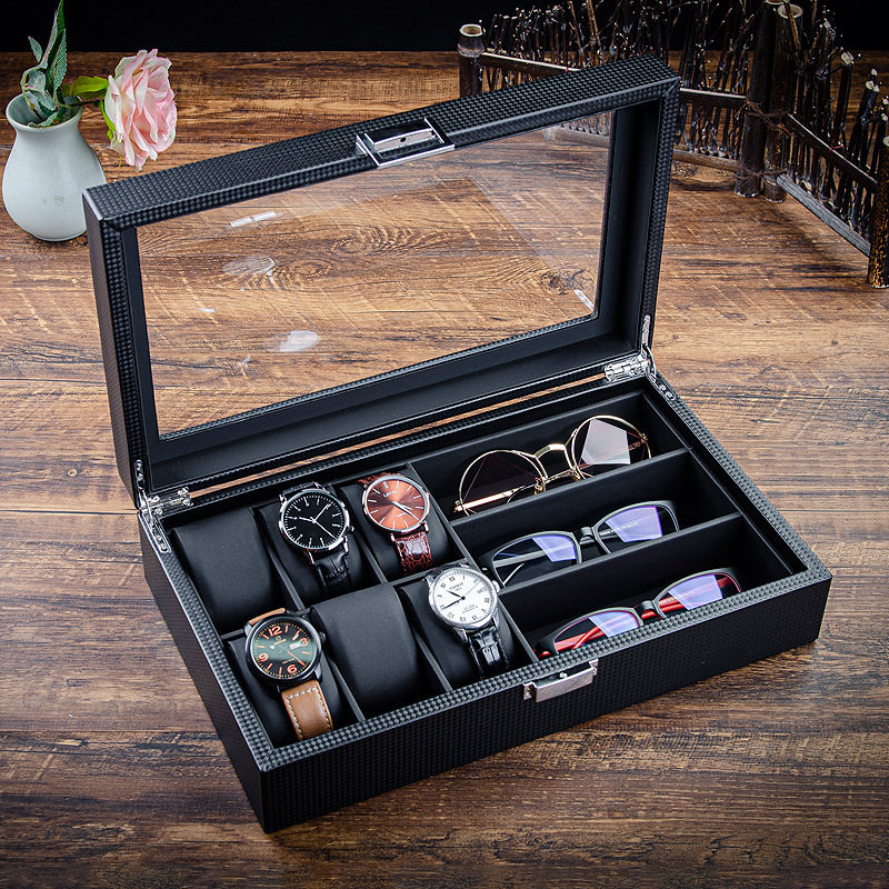 Best Jewelry Watches - Watch Box Display Cabinet Glasses Storage