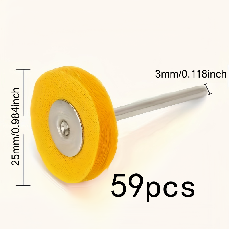 59Pcs 3mm Yellow Polishing Clo - Jewelry With Watches recension och pris