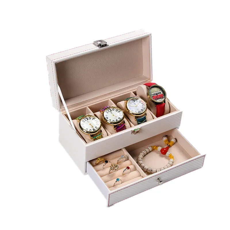 4 Slots Watch Boxes Double Car - Best Jewelry Watches recension och pris