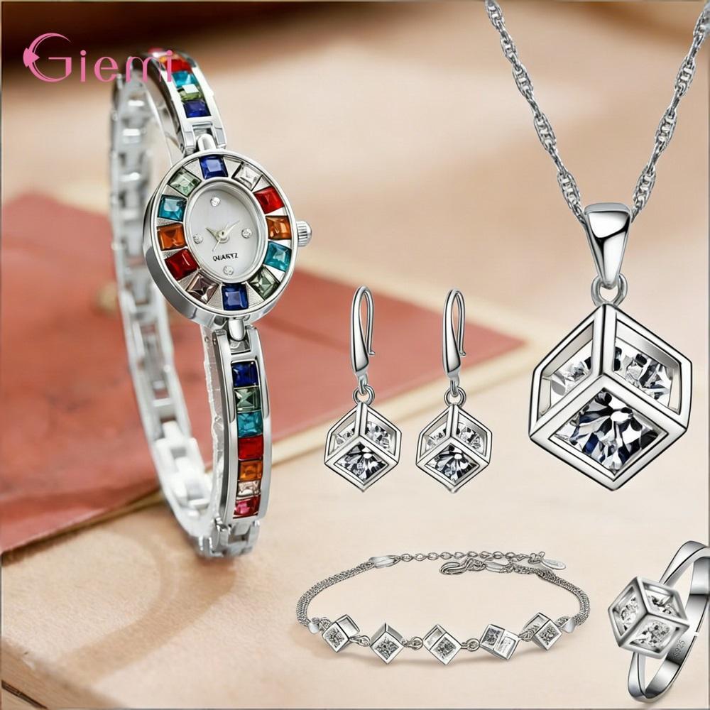 Pretty 925 Sterling Silver Geo - Best Jewelry Watches recension och pris