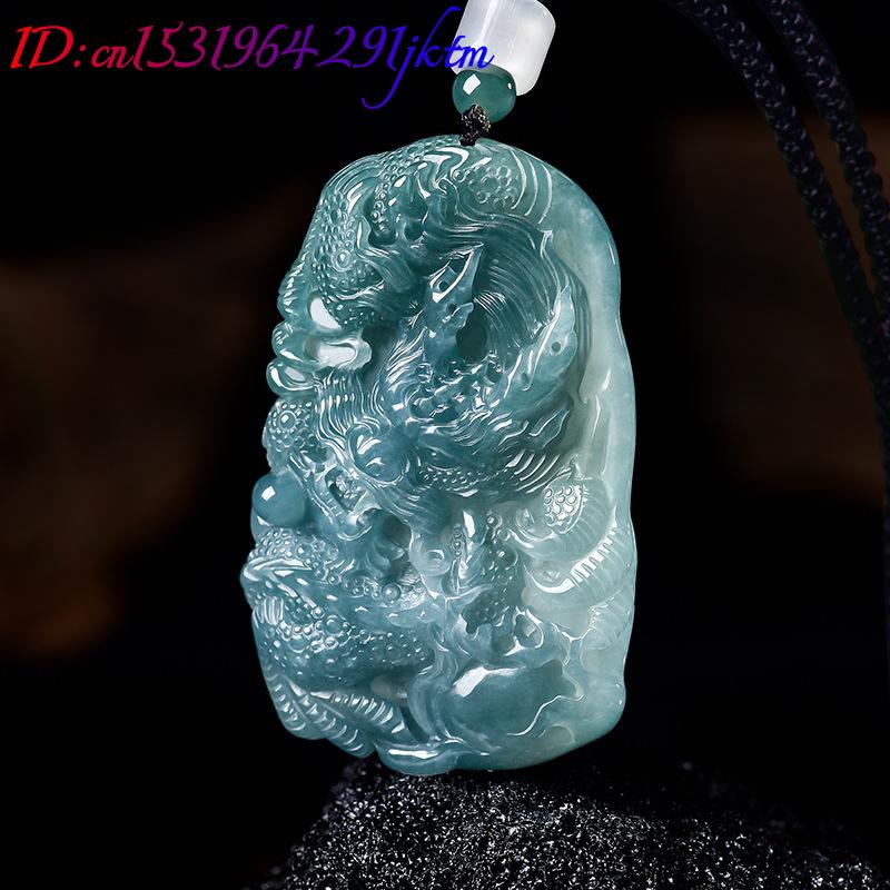 Natural Burmese Jadeite Dragon - Jewelry & Watches Sp Zo O recension och pris