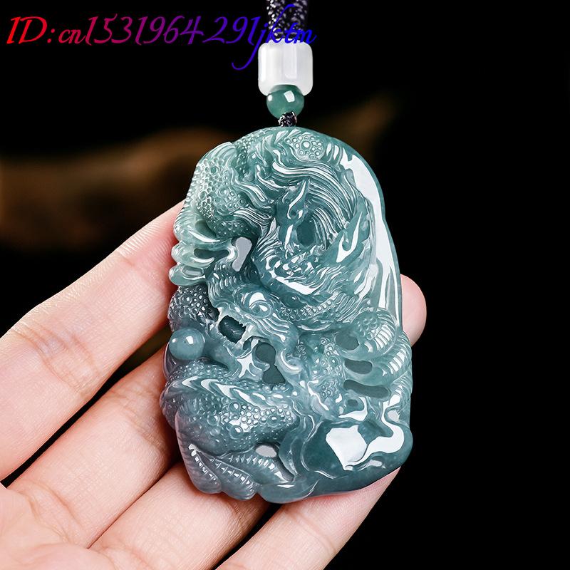 Natural Burmese Jadeite Dragon - Jewelry & Watches Sp Zo O recension och pris