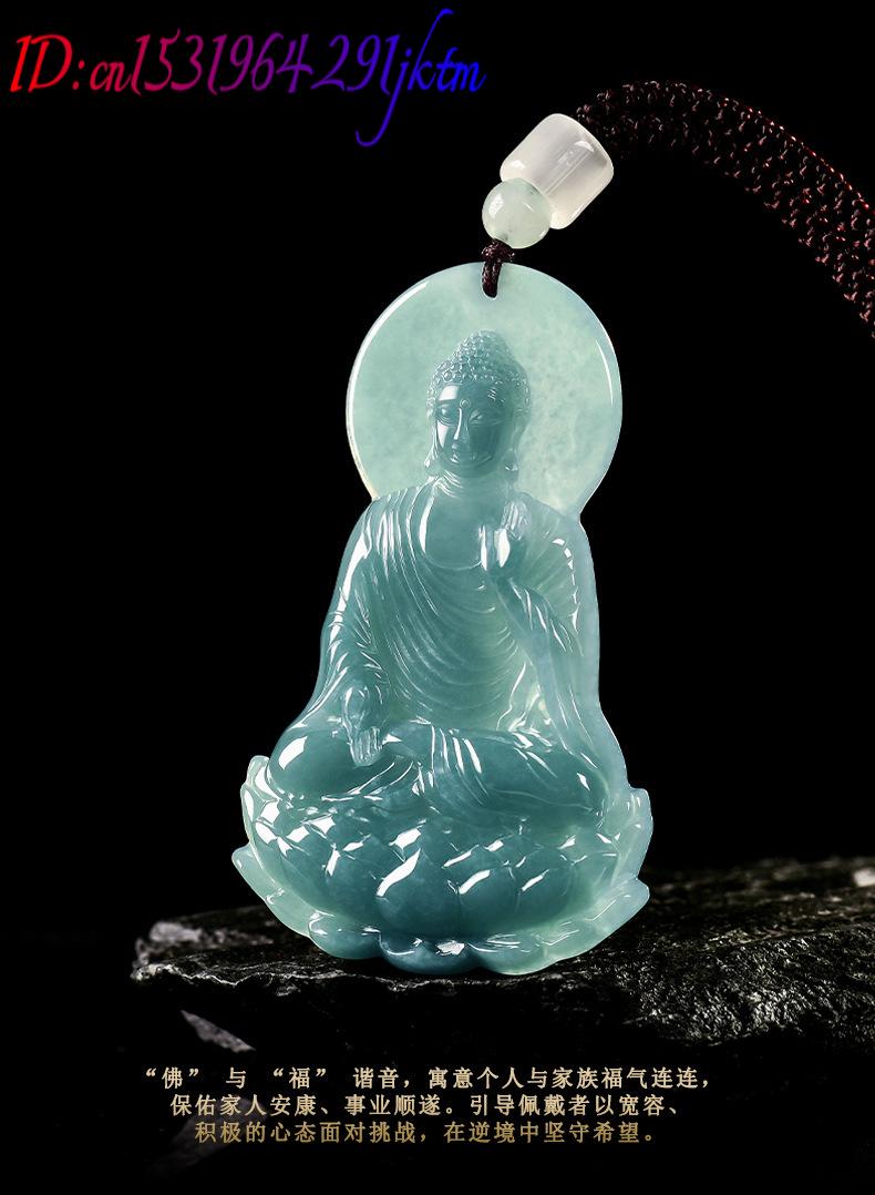 Natural Burmese Jadeite Buddha - Jewelry & Watches Sp Zo O recension och pris