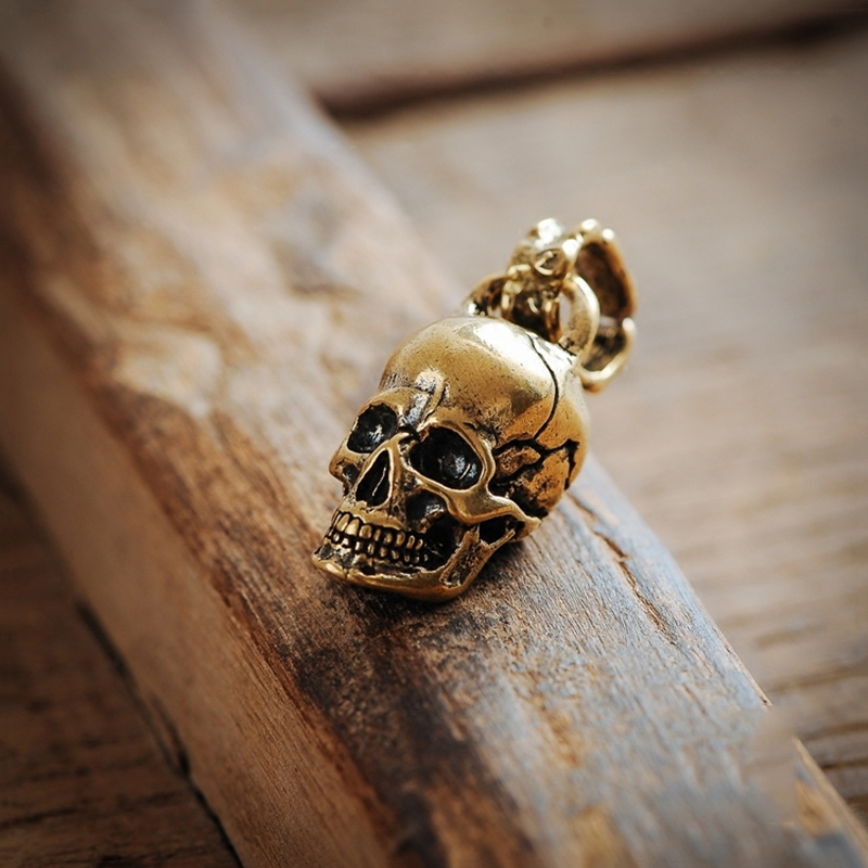 Vintage Punk Skull Head Keyrin - Gothic Skull Ring recension och pris
