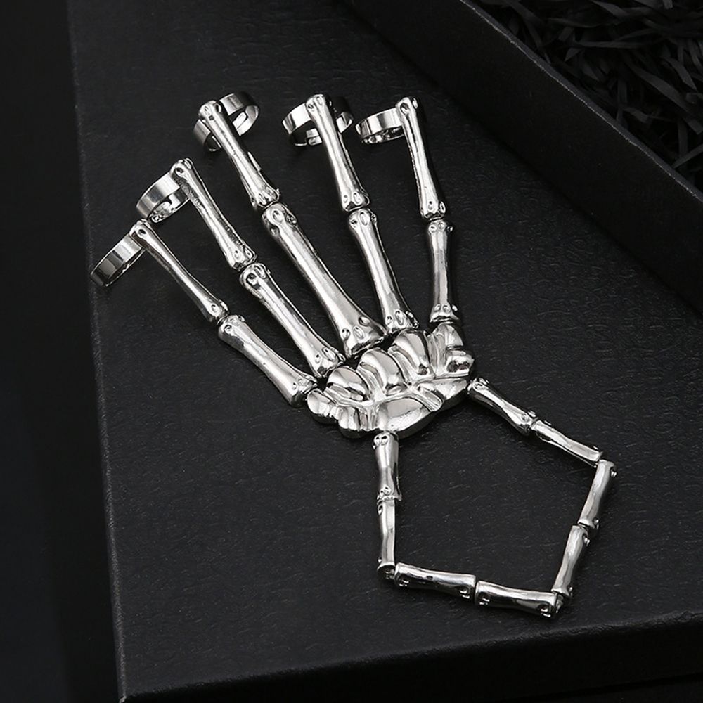 Metal Wristband Party Punk Got - Gothic Skull Ring recension och pris