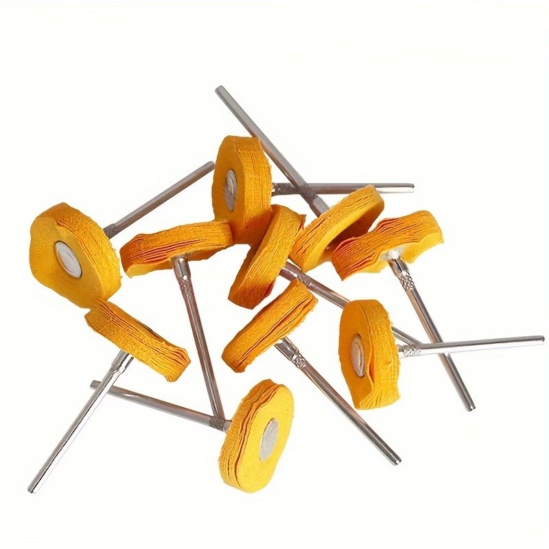 8Pcs 3mm Yellow Polishing Clot - Jewelry With Watches recension och pris