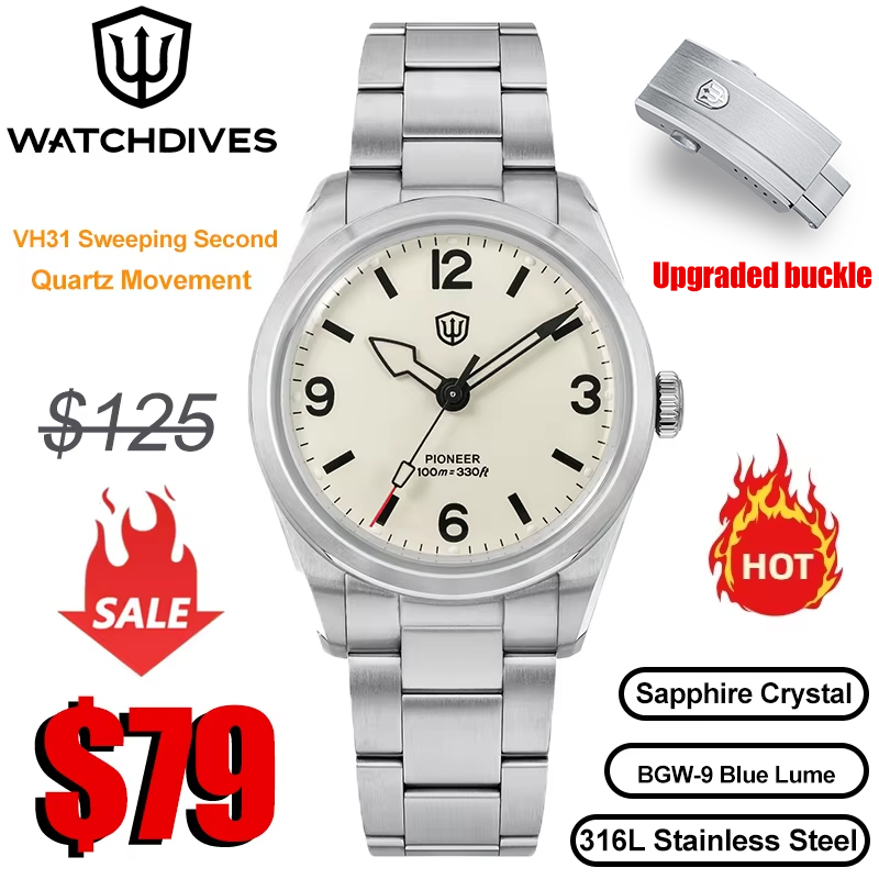 Watchdives WD1960S V2 Watch VH - Jewelry Watches Vintage recension och pris