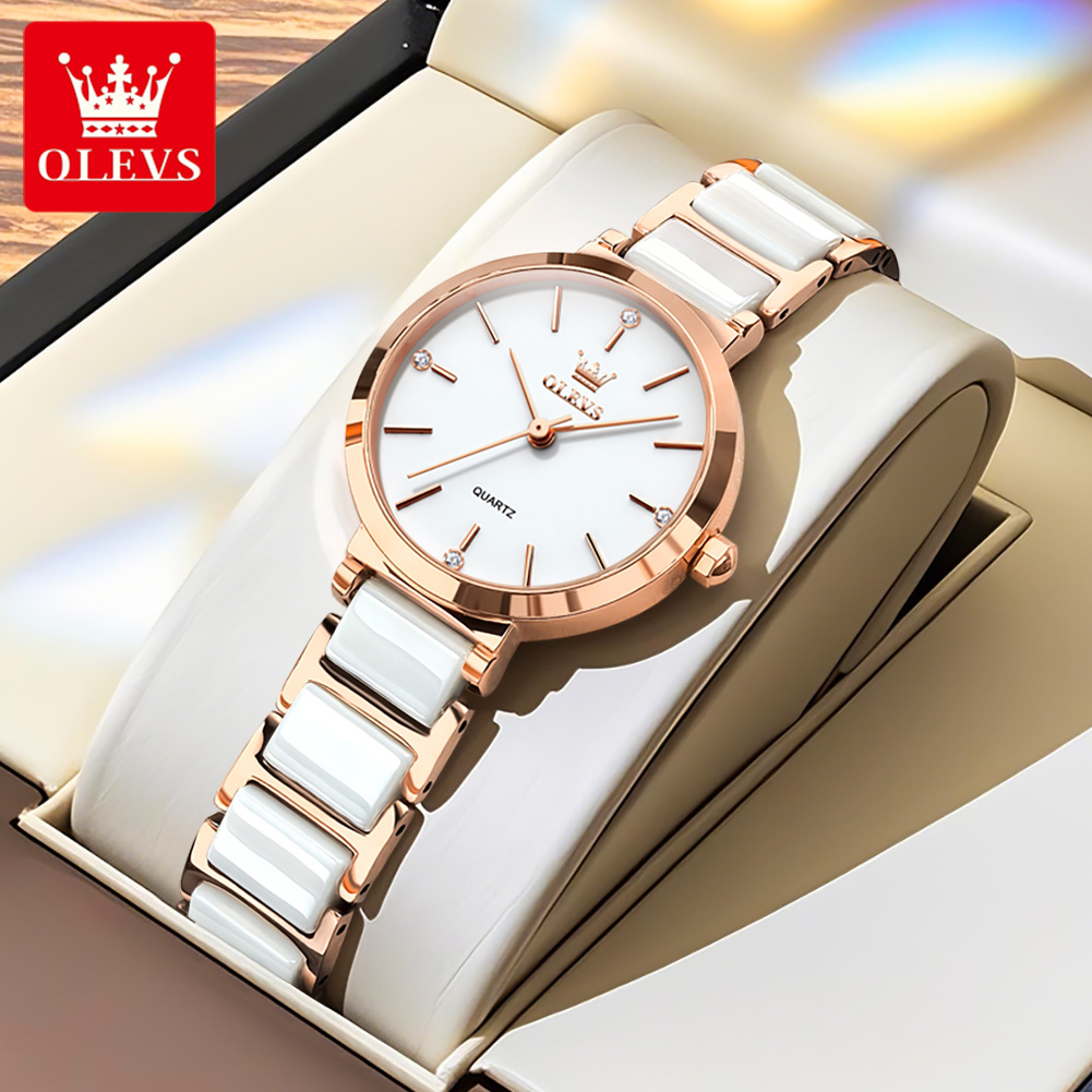 OLEVS Women Watch 5877 Luxury  - Jewelry Watch recension och pris