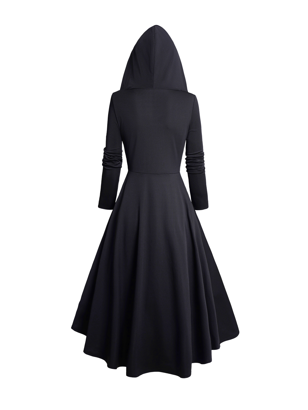Women's Hoodie Dresses Hallowe - Gothic Skull Ring recension och pris