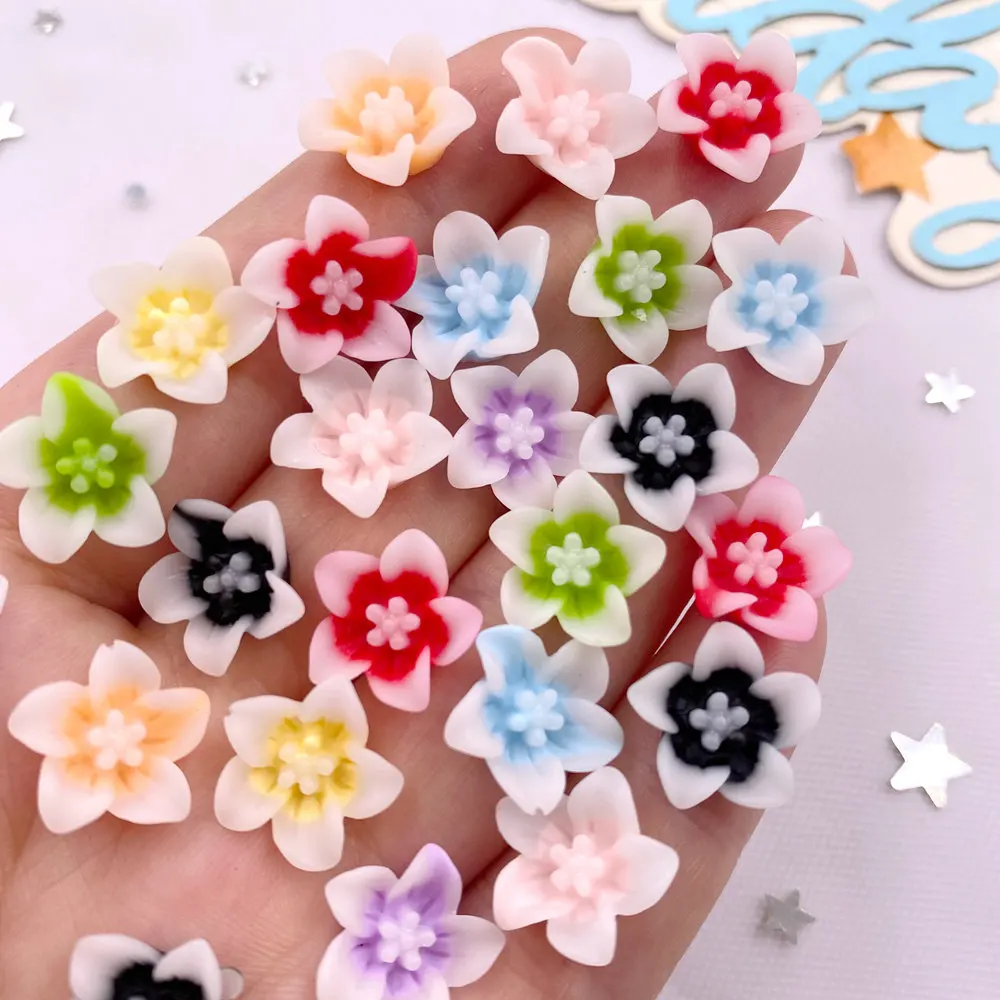 50pcs Resin 13mm Colorful 3D M - Paradise Jewelry & Watches Llc Photos recension och pris
