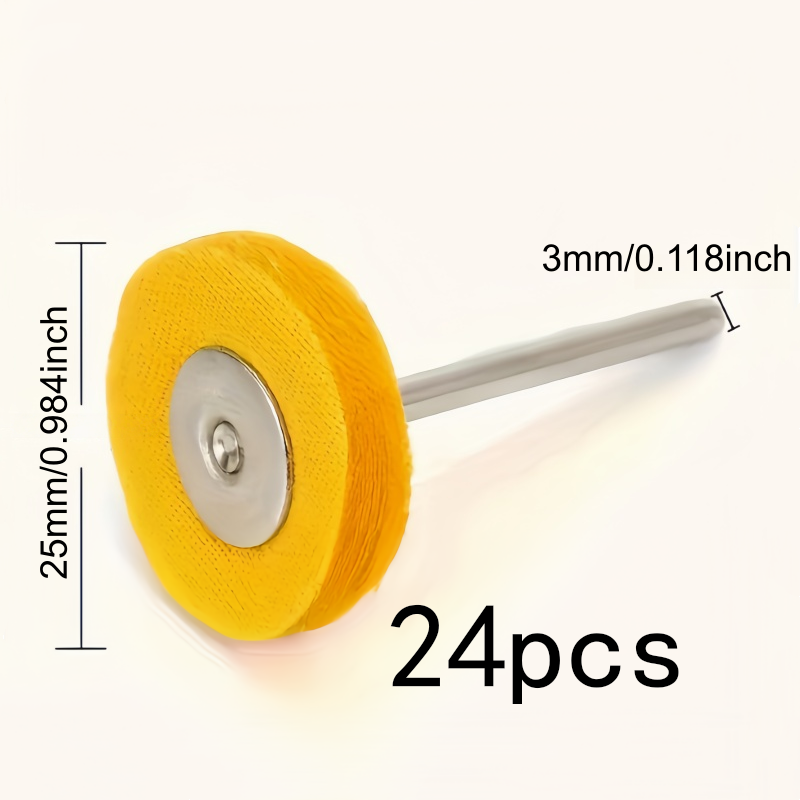 24Pcs 3mm Yellow Polishing Clo - Jewelry With Watches recension och pris