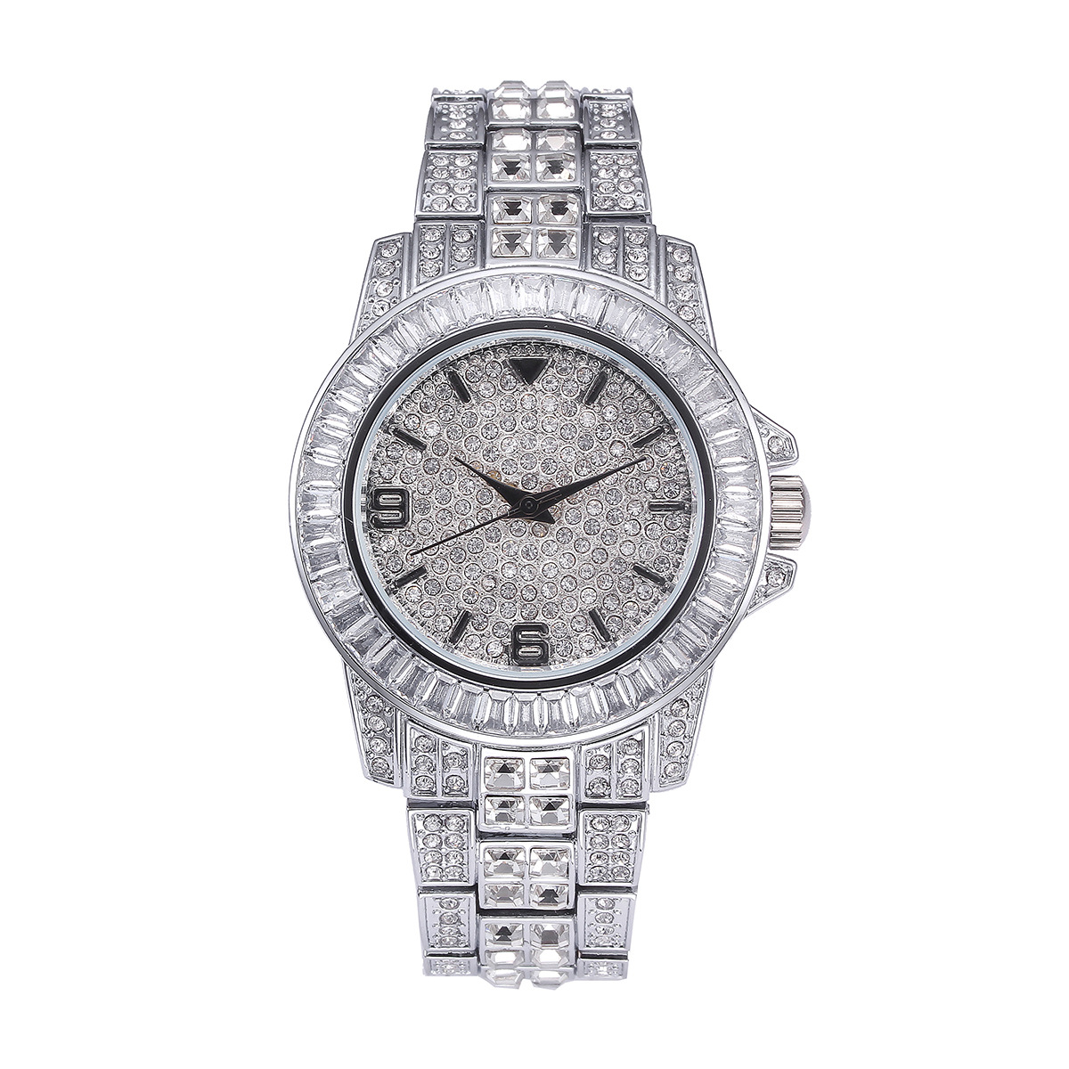 Luxury Full Stone Quartz Watch - Jewelry With Watches recension och pris