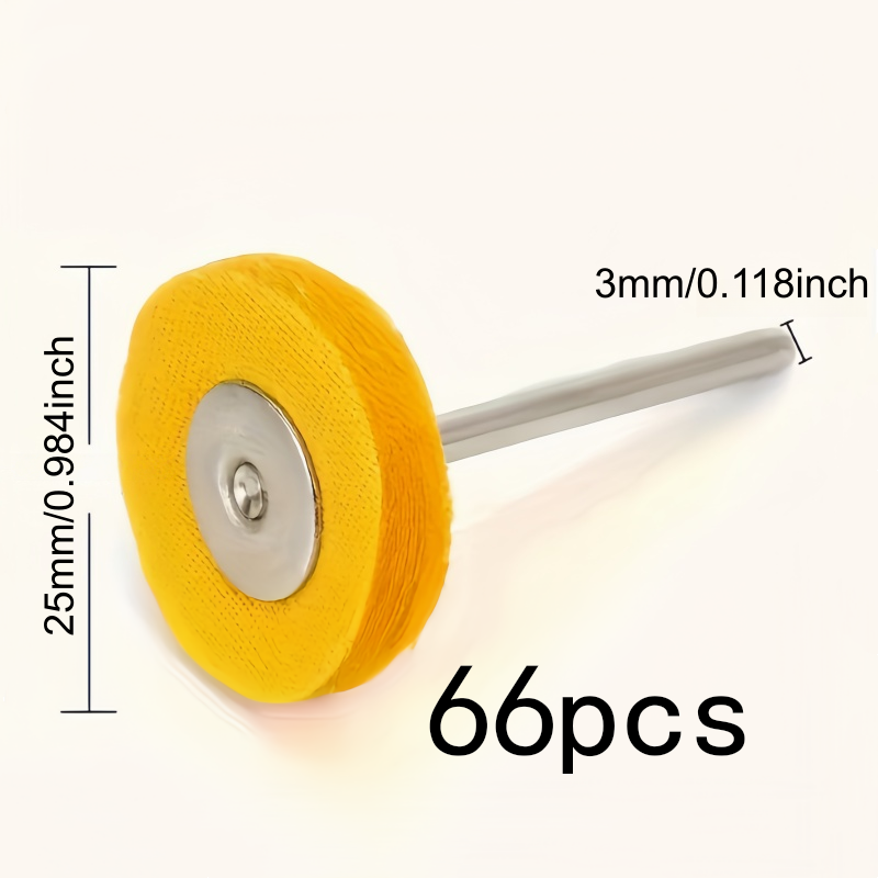 66Pcs 3mm Yellow Polishing Clo - Jewelry With Watches recension och pris