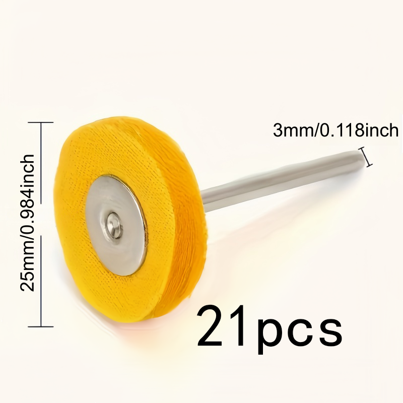 21Pcs 3mm Yellow Polishing Clo - Jewelry With Watches recension och pris