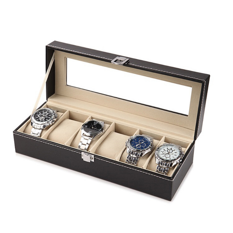 PU Leather Watch Box Organizer - Best Jewelry Watches recension och pris