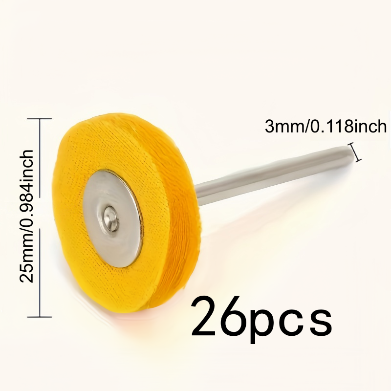 26Pcs 3mm Yellow Polishing Clo - Jewelry With Watches recension och pris