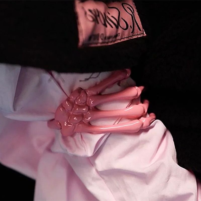 New Punk Dark Skull Ghost Claw - Gothic Skull Ring recension och pris