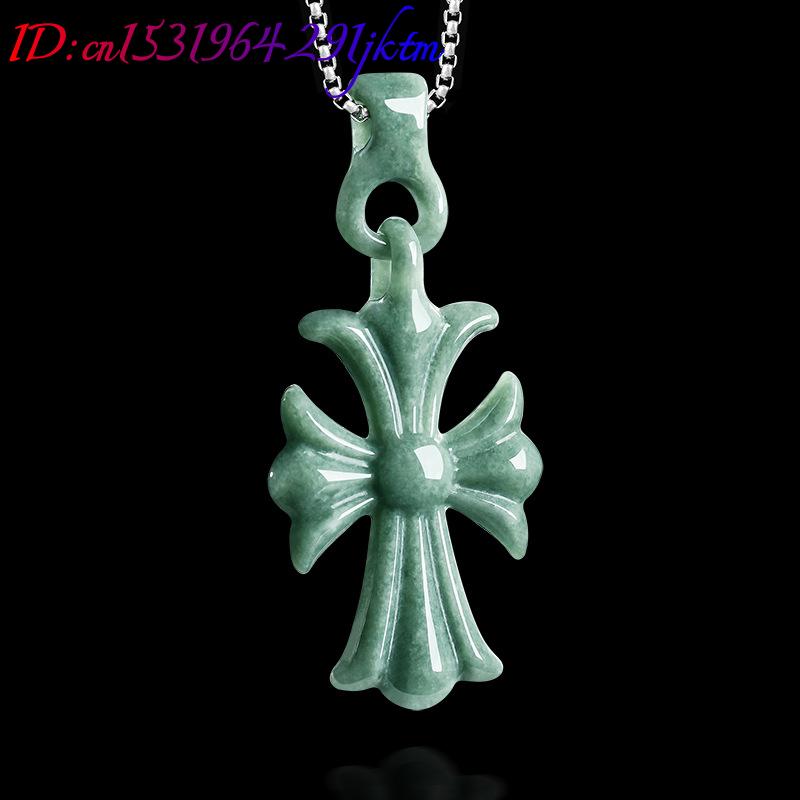 Natural Burmese Jadeite Cross  - Jewelry & Watches Sp Zo O recension och pris