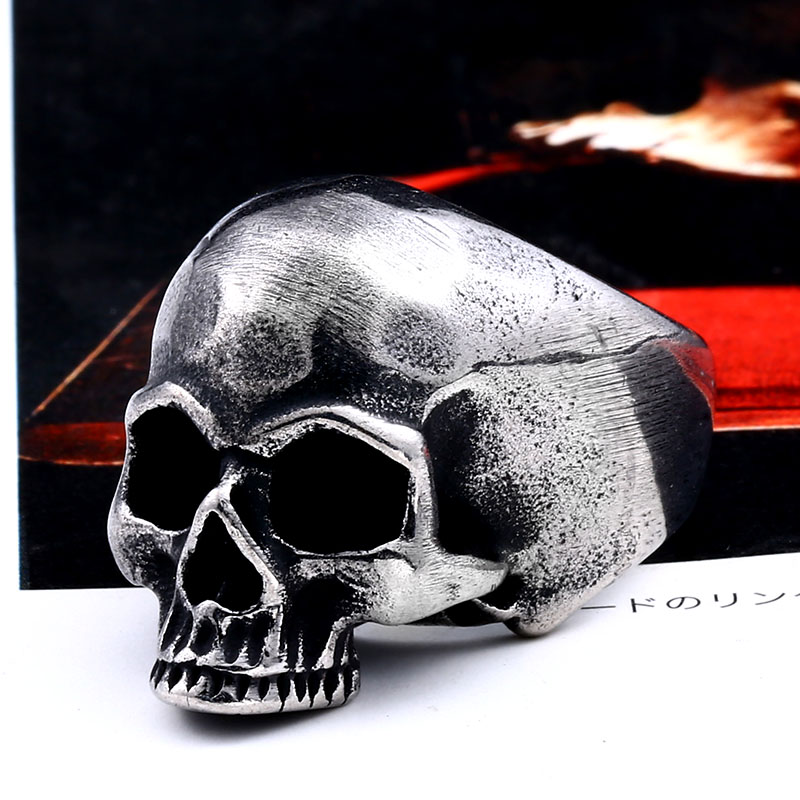 Beier 316L Stainless steel Vin - Gothic Skull Ring recension och pris
