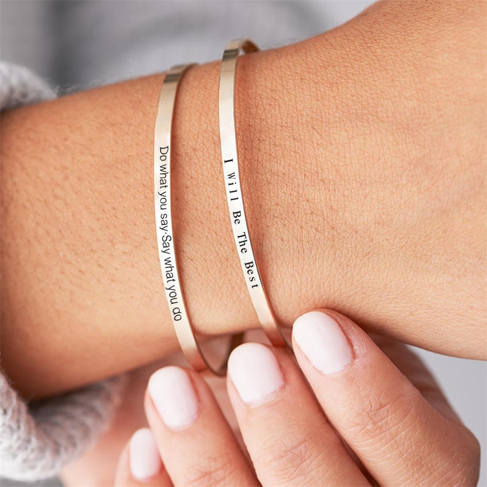 4mm 6mm Heart Bracelet Custom  - Rose Gold Bracelet recension och pris
