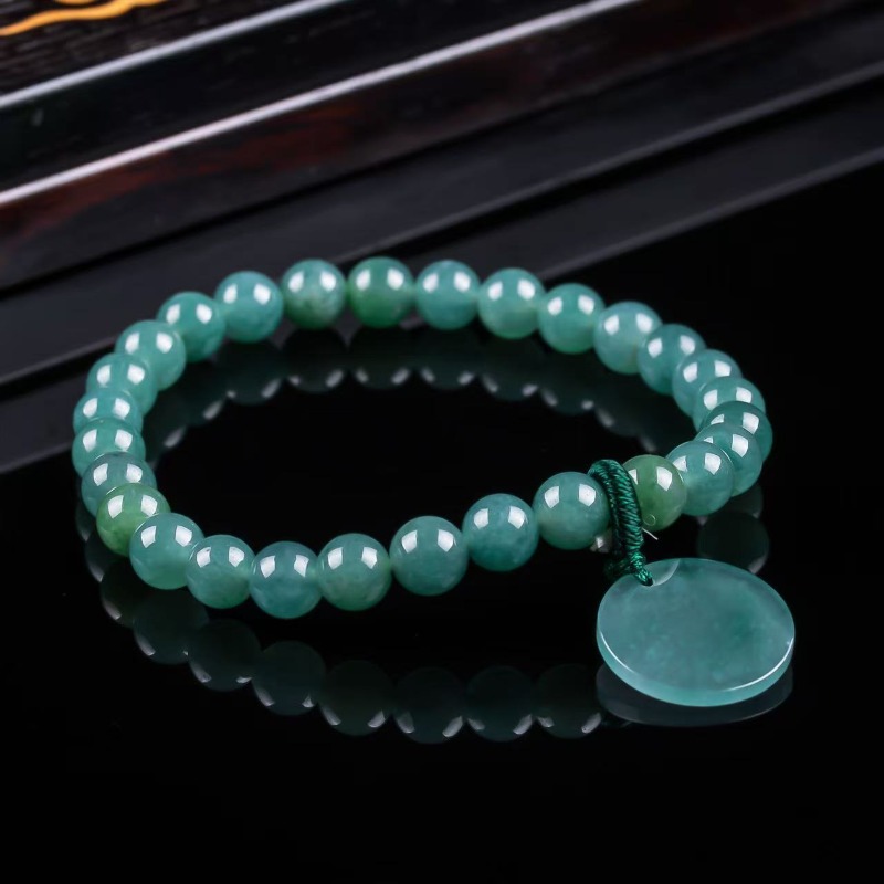 Natural Jadeite Blue Water Not - Jewelry & Watches Sp Zo O recension och pris