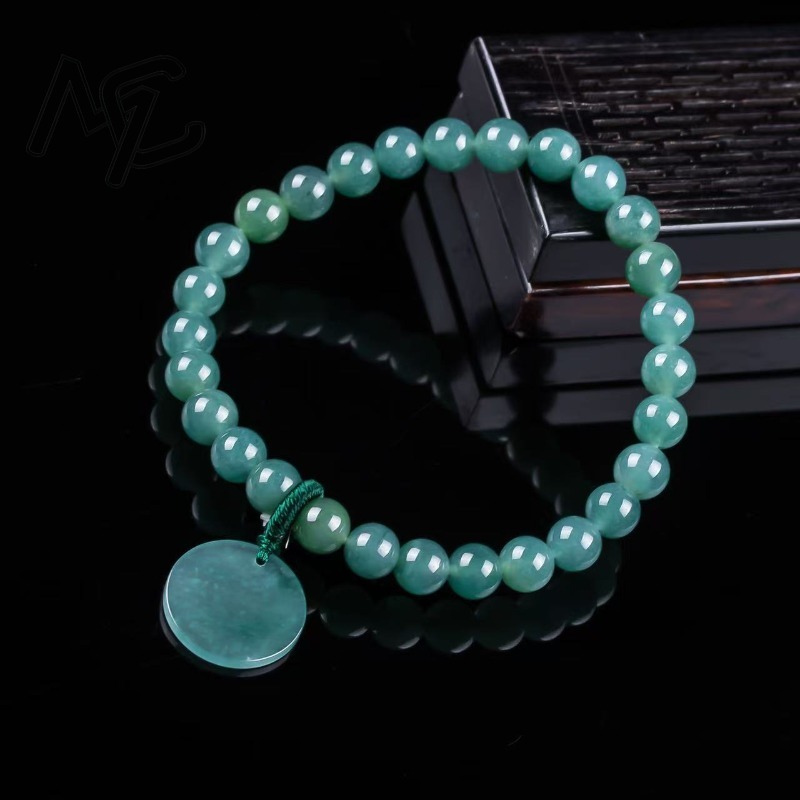 Natural Jadeite Blue Water Not - Jewelry & Watches Sp Zo O recension och pris