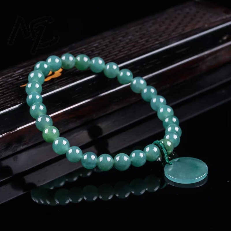 Natural Jadeite Blue Water Not - Jewelry & Watches Sp Zo O recension och pris