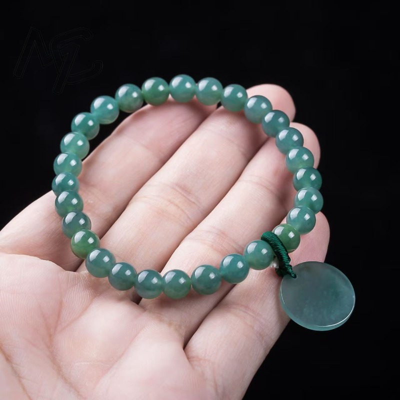 Natural Jadeite Blue Water Not - Jewelry & Watches Sp Zo O recension och pris