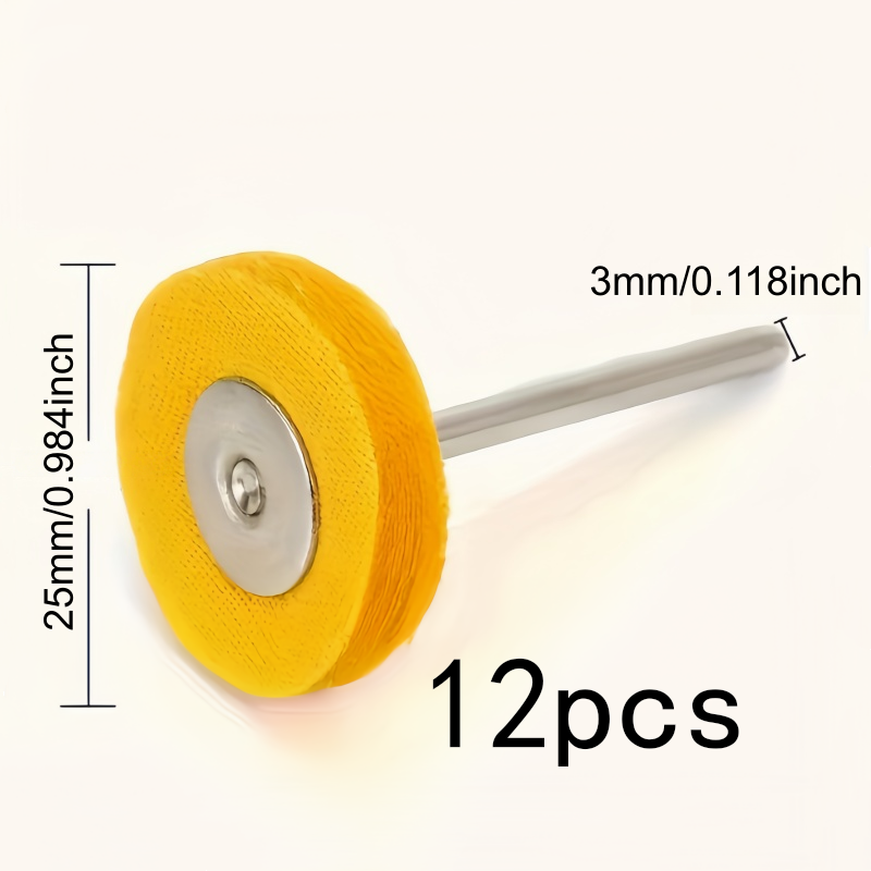 12Pcs 3mm Yellow Polishing Clo - Jewelry With Watches recension och pris