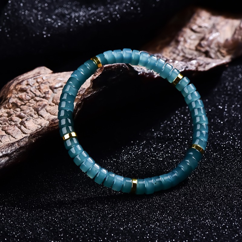 Natural Jadeite Blue Water Aba - Jewelry & Watches Sp Zo O recension och pris