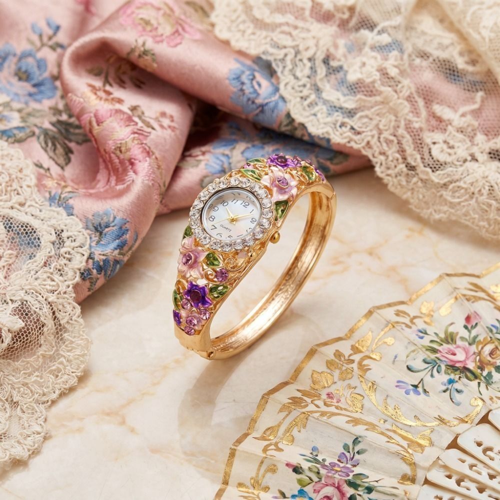 Rich In Flowers Vintage Watch  - Jewelry Watches Vintage recension och pris