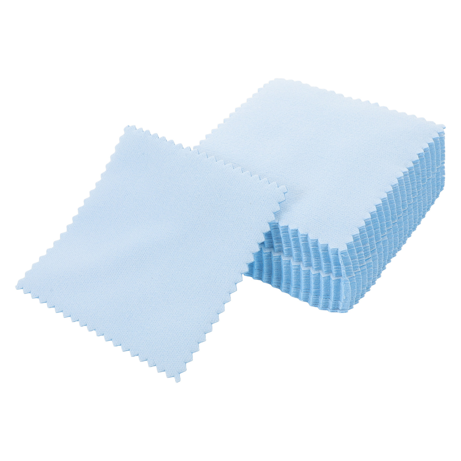 50Pcs Silver Polishing Cloth J - Jewelry With Watches recension och pris