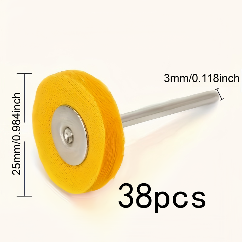 38Pcs 3mm Yellow Polishing Clo - Jewelry With Watches recension och pris