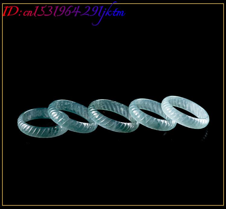 Blue Real Burmese Jadeite Ring - Jewelry & Watches Sp Zo O recension och pris