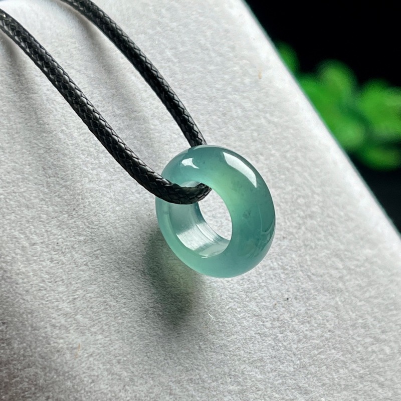 Natural Emerald Blue Water Luc - Jewelry & Watches Sp Zo O recension och pris
