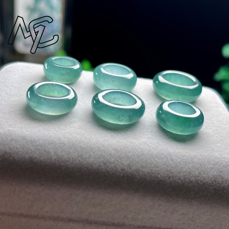Natural Emerald Blue Water Luc - Jewelry & Watches Sp Zo O recension och pris