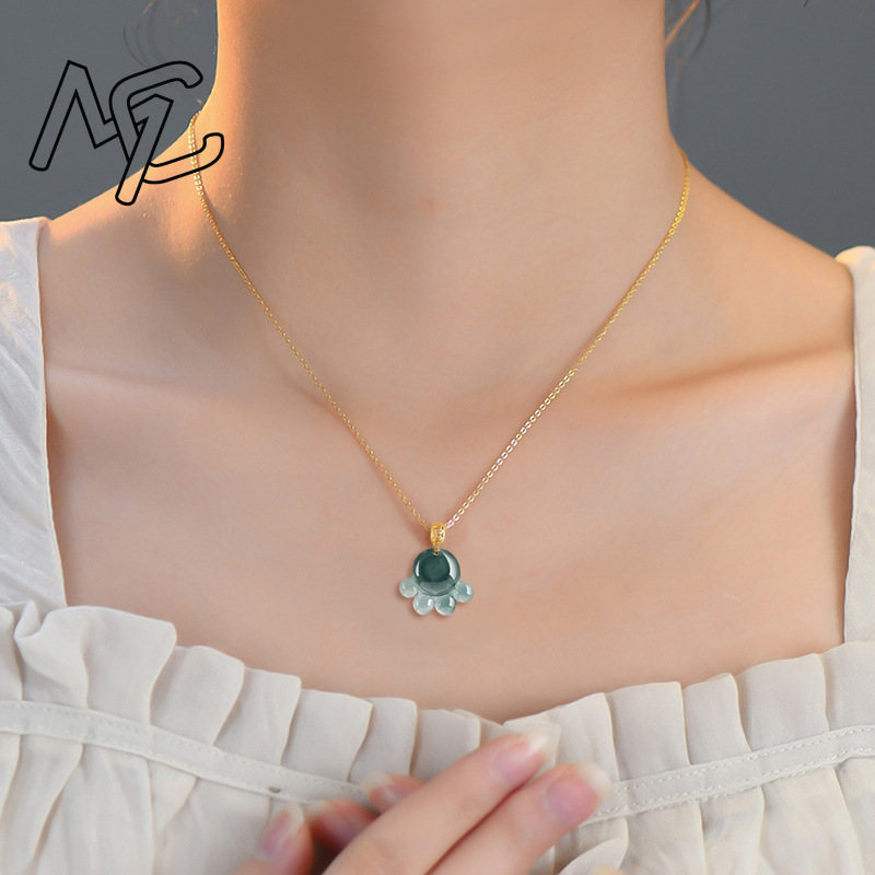 Natural Real Emerald Blue Wate - Jewelry & Watches Sp Zo O recension och pris