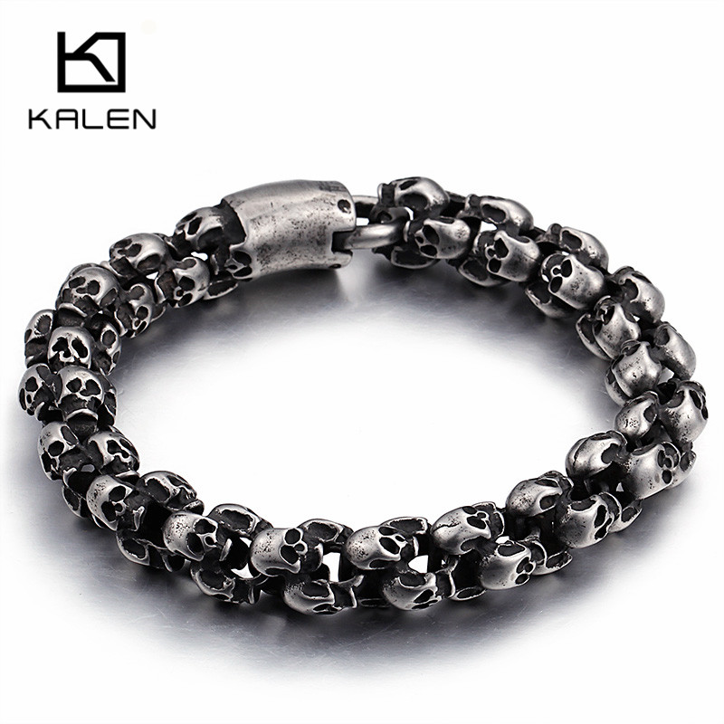 Kalen Punk Long Matte Skull Ne - Gothic Skull Ring recension och pris