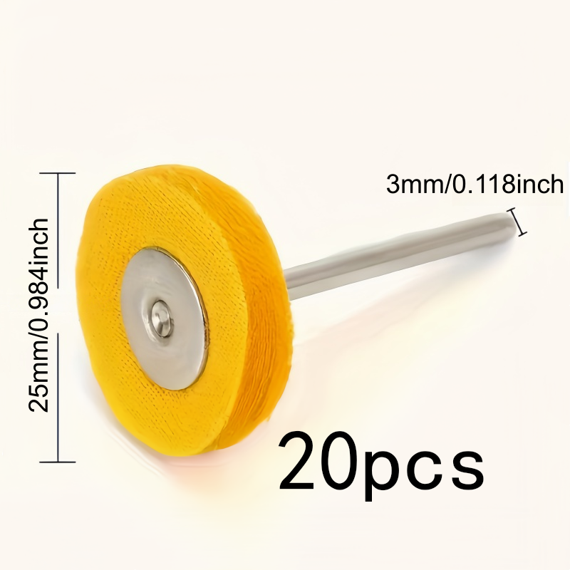 20Pcs 3mm Yellow Polishing Clo - Jewelry With Watches recension och pris