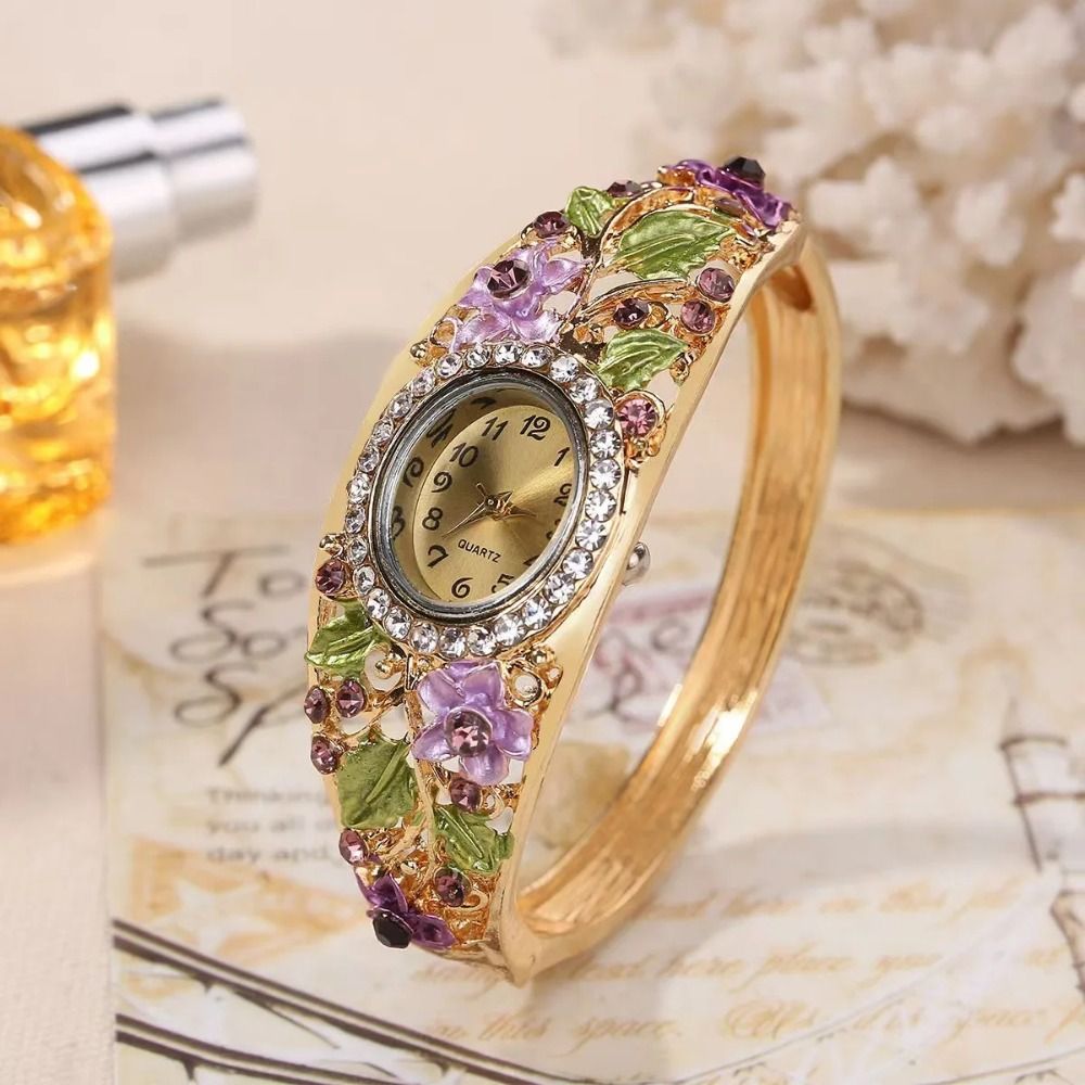 Rich In Flowers Vintage Watch  - Jewelry Watches Vintage recension och pris